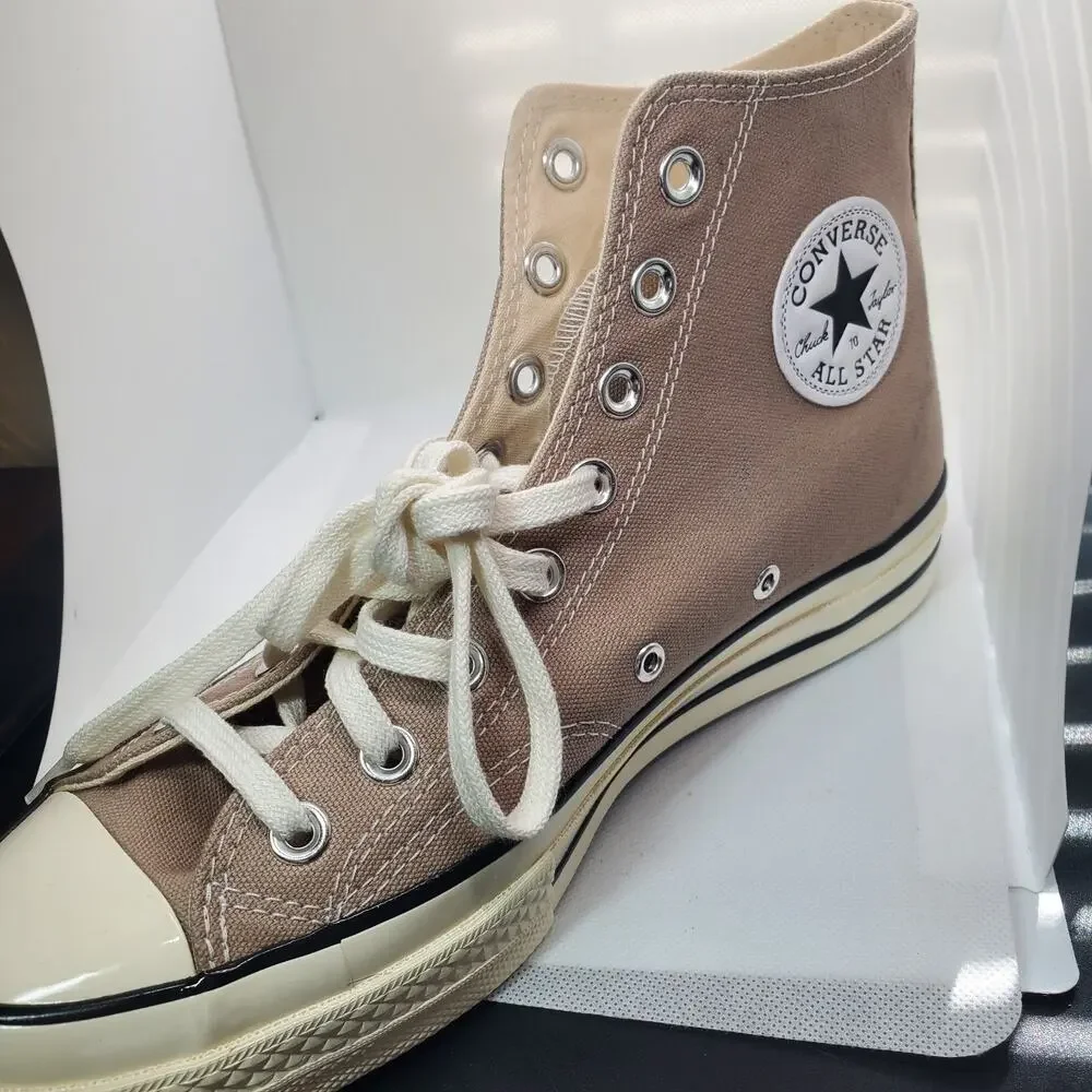 Converse Chuck Taylor All Star High Top Beige Tan Sneakers Men's Size 8 Shoes
